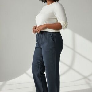 DONNA LOREN LADIES Navy Blue Pants Size 16